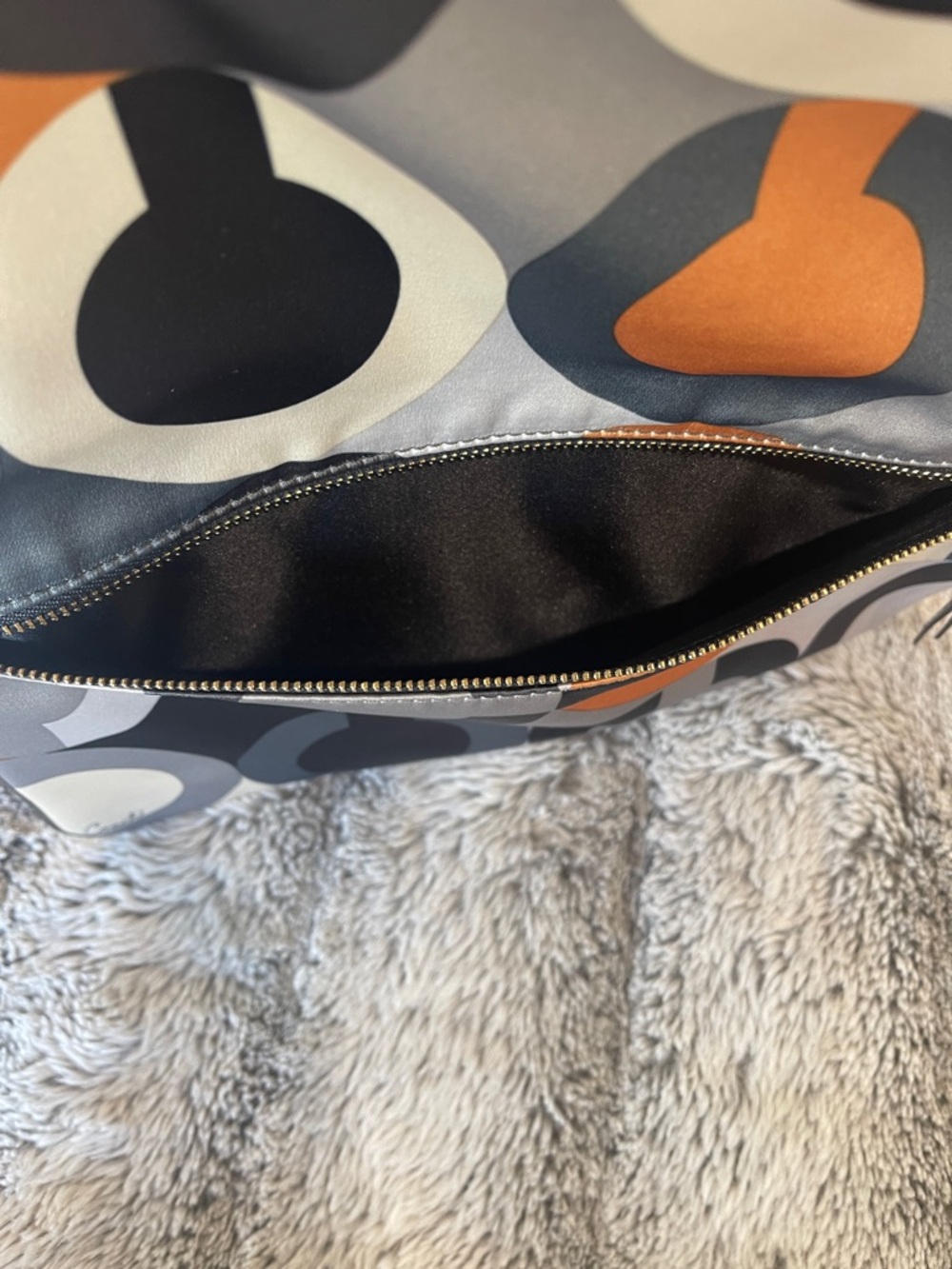 COACH AMANDA FOLDOVER CLUTCH WITH UNBRANDED CHAIN - Picture 4 of 12
